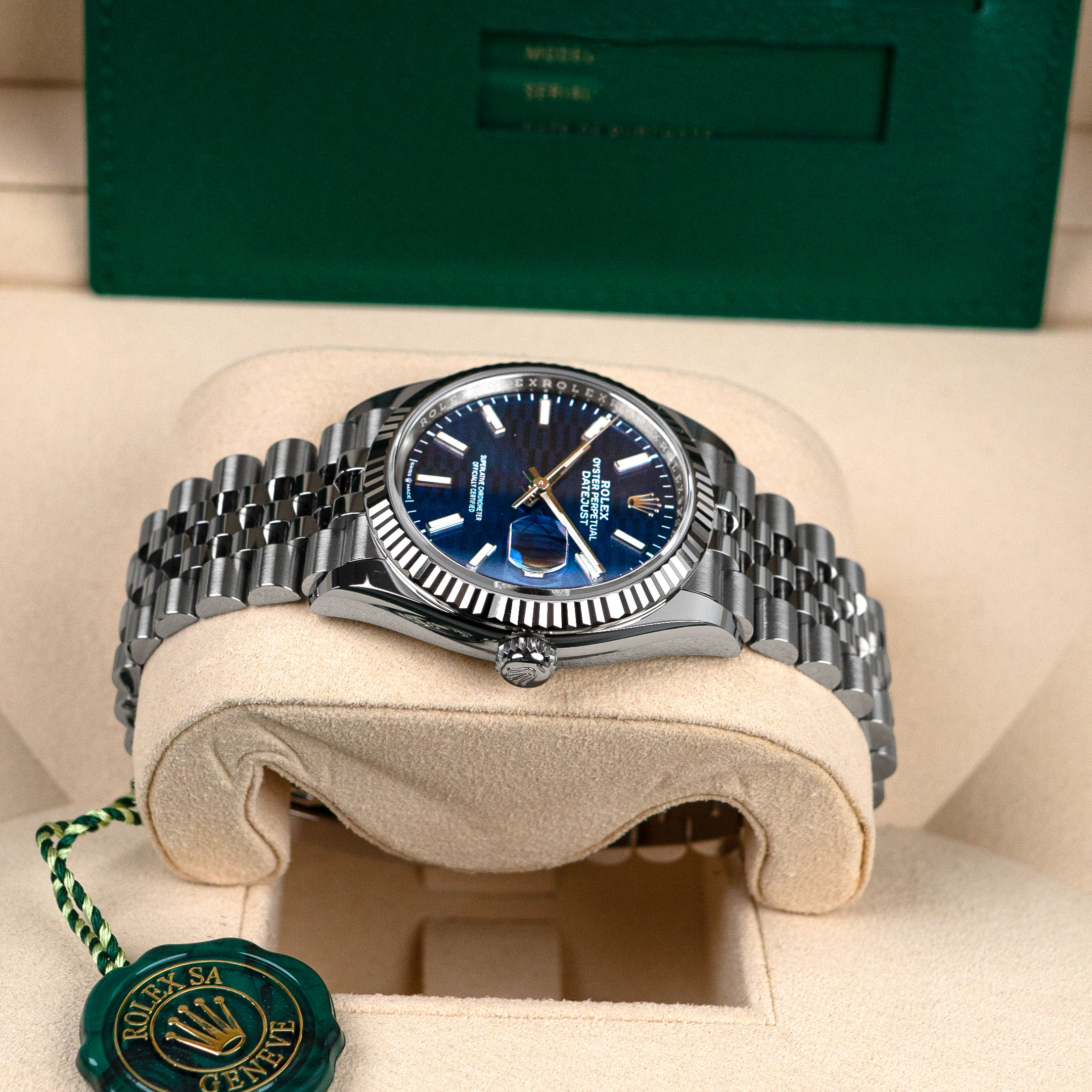 Selfika™ Datejust 36 Blue Dial Automatic Watch 126234