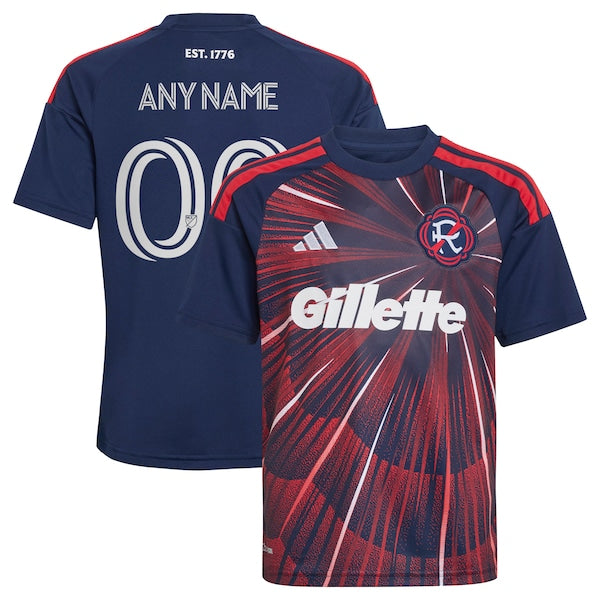 Adidas New England Revolution 2026 Independence Day Replica Custom Jersey Blue