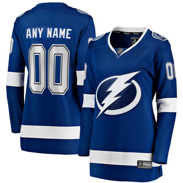 Selfika Fanatics Women's Tampa Bay Lightning Breakaway Custom Jersey