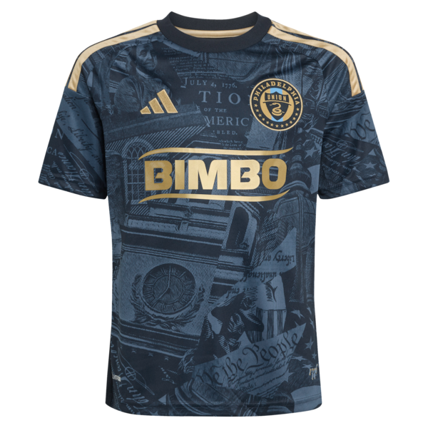 Adidas Philadelphia Union Youth 2026 1776 Kit Replica Custom Jersey Navy