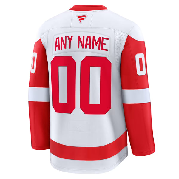 Selfika Detroit Red Wings Fanatics Away Premium Custom Jersey