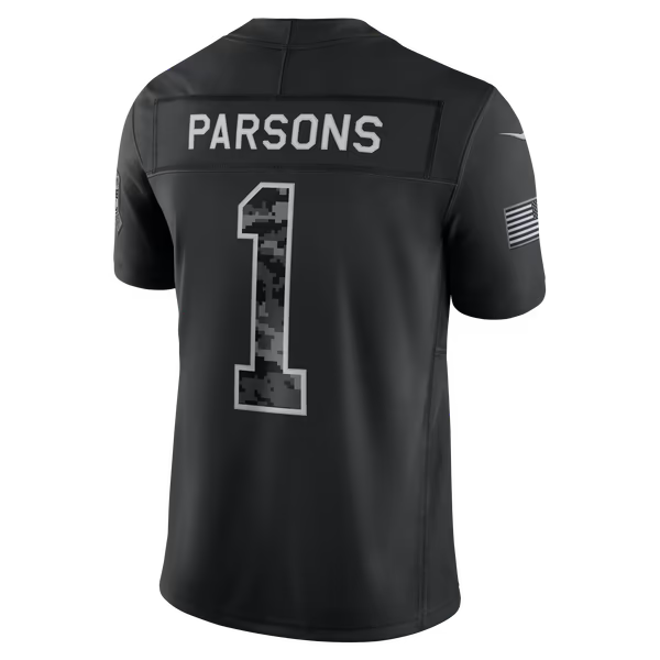 Micah Parsons Green Bay Packers Nike 2026 Salute to Service Stitched Limited Jersey - Black