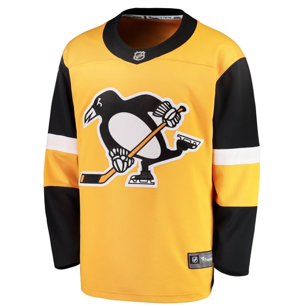 Selfika Fanatics Pittsburgh Penguins Alternate Breakaway Jersey Gold