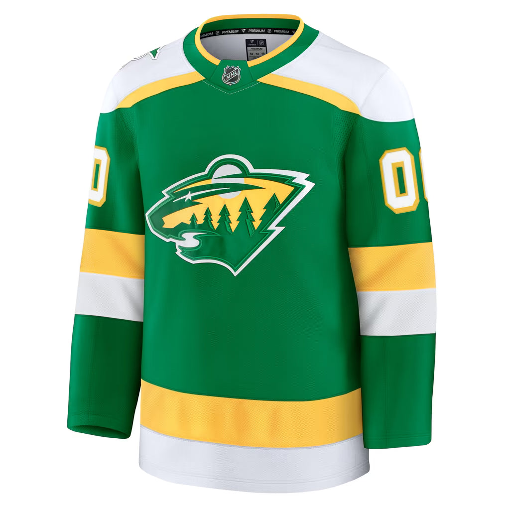 Selfika Fanatics Minnesota Wild Alternate Premium Custom Jersey - Green