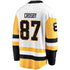 Selfika Crosby Pittsburgh Penguins White Fanatics Breakaway Jersey