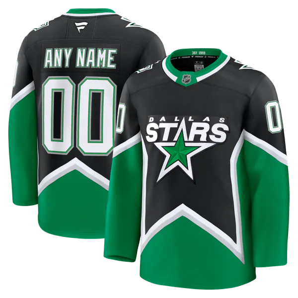 Selfika Dallas Stars Fanatics Alternate Premium Custom Jersey
