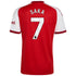 Bukayo Saka Arsenal adidas 2026/27 Home Replica Jersey - Red