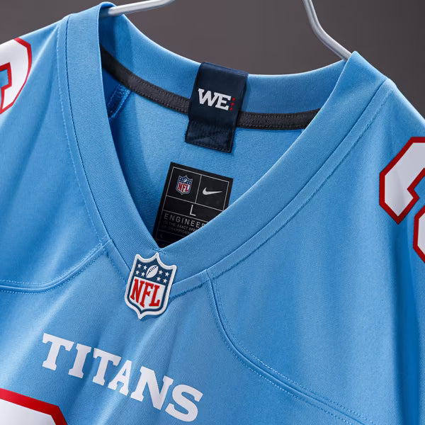 Jaren Kanak Tennessee Titans Nike Team Game Jersey - Light Blue