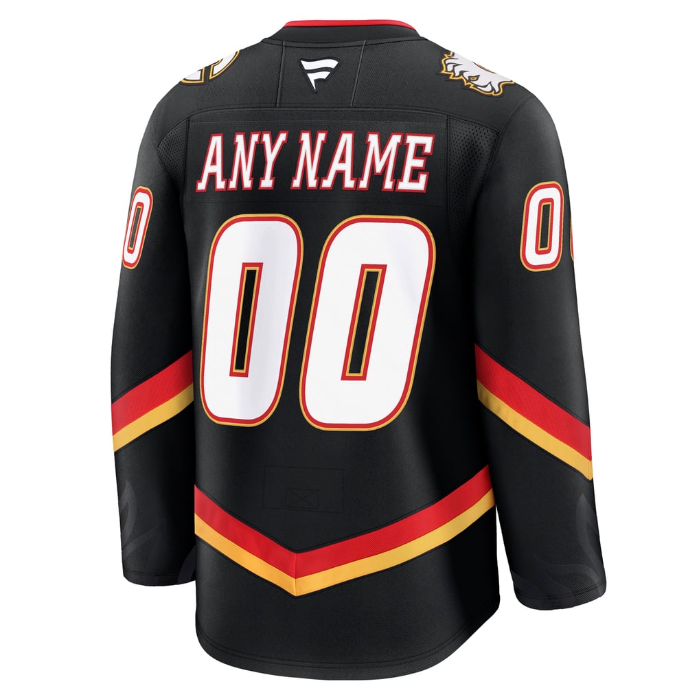 Selfika Calgary Flames Fanatics Alternate Premium Custom Jersey
