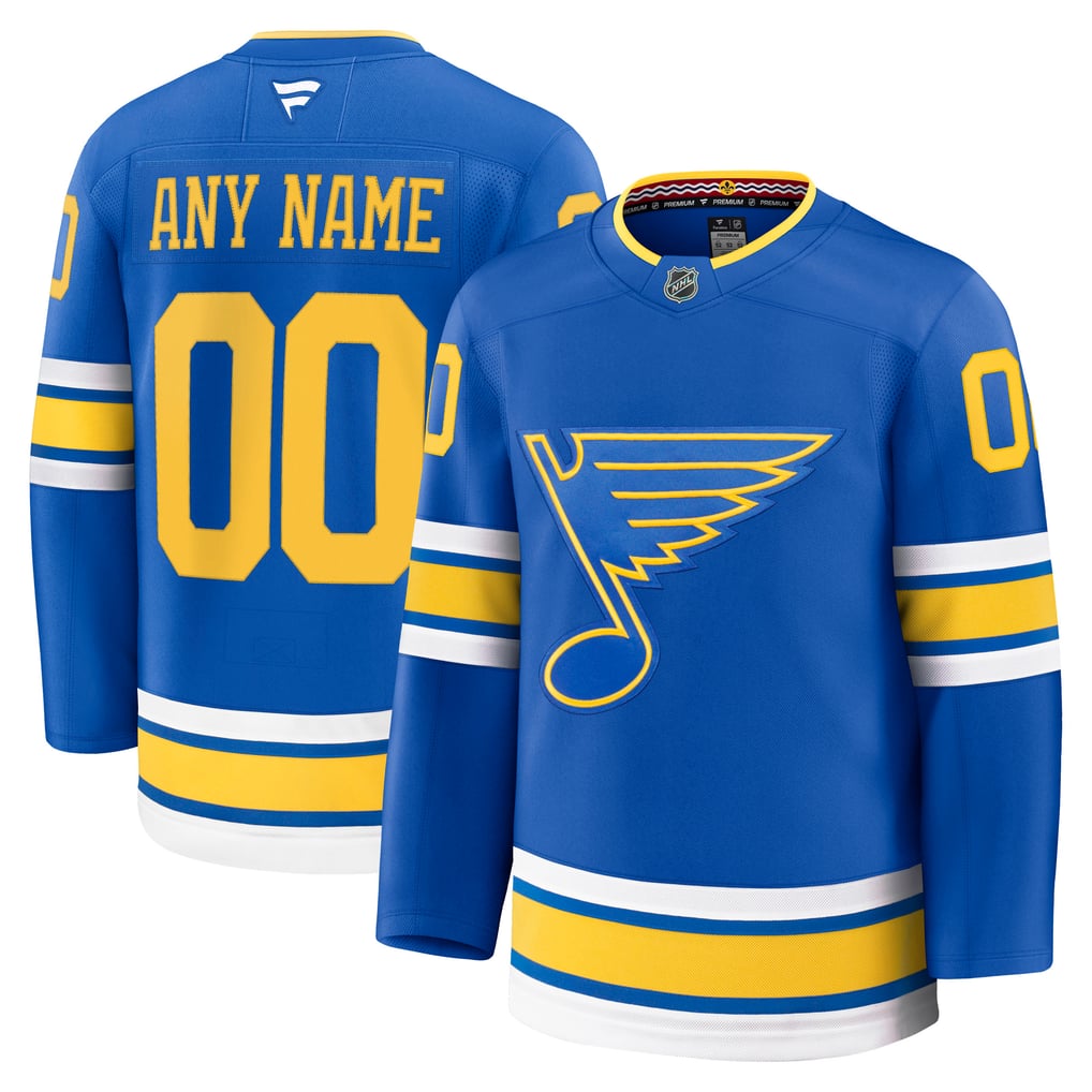 Selfika St. Louis Blues Fanatics Home Premium Custom Jersey