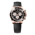 Selfika™ Men's Daytona Everose Gold Black Dial 1.6 in Watch