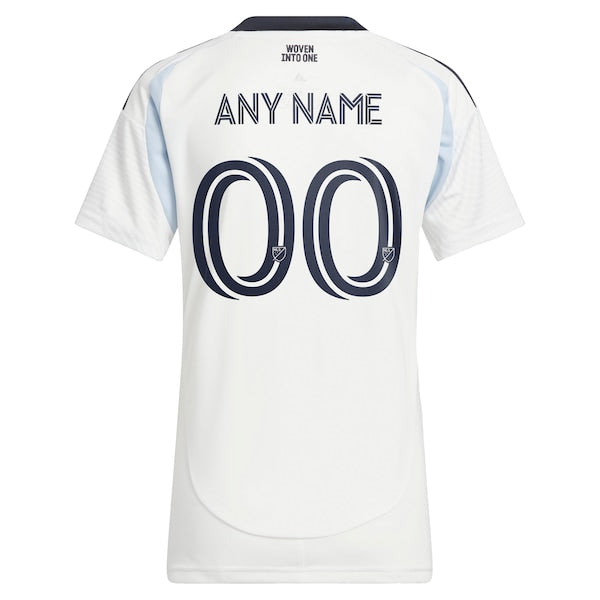 Adidas San Diego FC Women's 2025 Woven Into One Replica Custom Jersey White