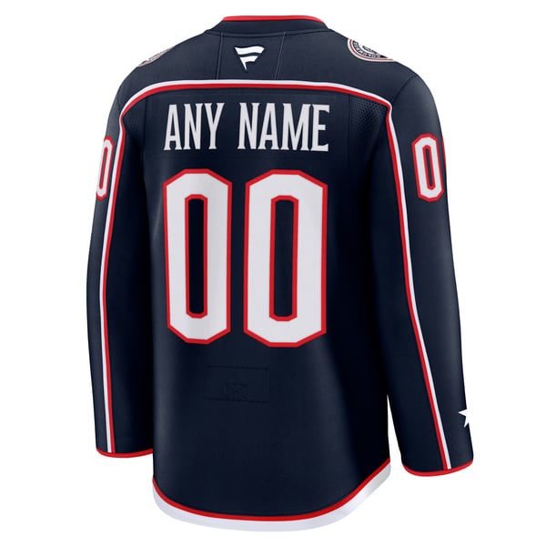Selfika Columbus Blue Jackets Fanatics Home Premium Jersey Navy