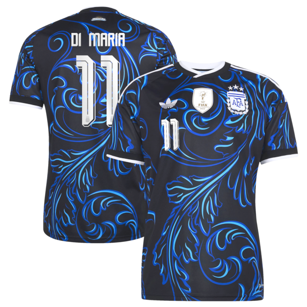 Adidas Angel Di Maria Argentina National Team 2026 Away Replica Jersey Black
