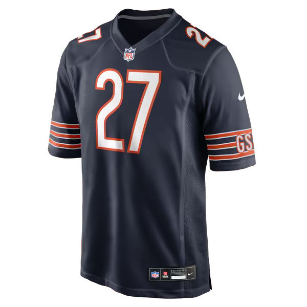 Anthony Johnson Chicago Bears Nike Team Game Jersey - Navy