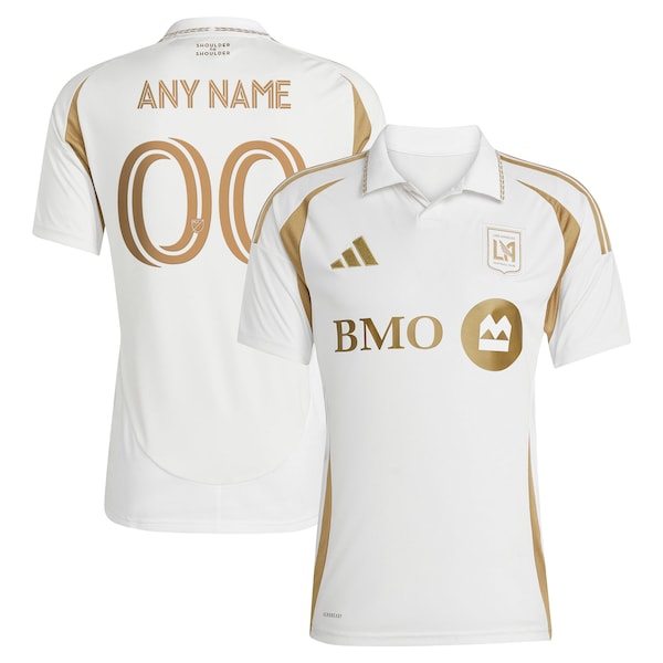 Adidas LAFC 2025 Secondary Replica Custom Jersey White