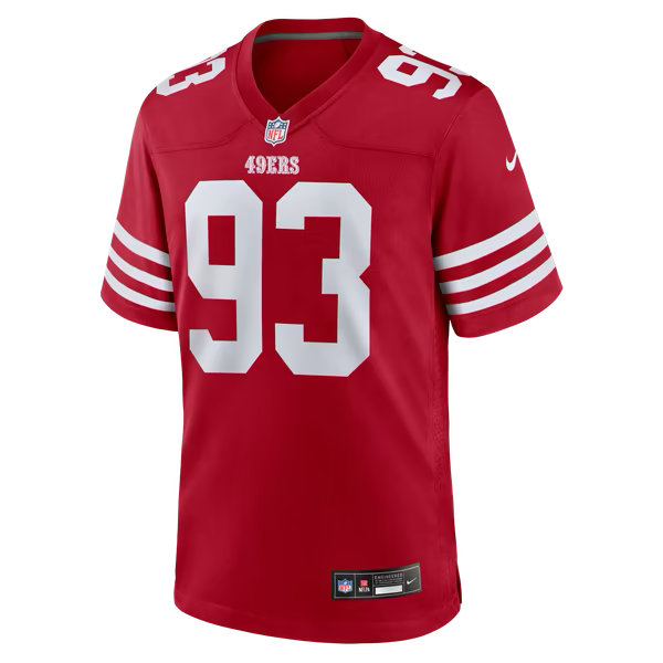 Gracen Halton San Francisco 49ers Nike Team Game Jersey - Scarlet