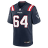 Jacob Rizy New England Patriots Nike Team Game Jersey - Navy