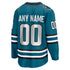 Selfika Fanatics San Jose Sharks Home Breakaway Custom Jersey - Teal
