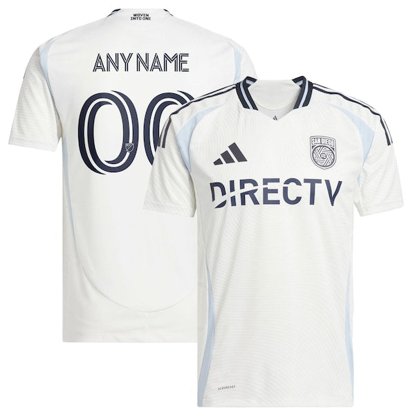 Adidas San Diego FC 2025 Woven Into One Replica Custom Jersey White