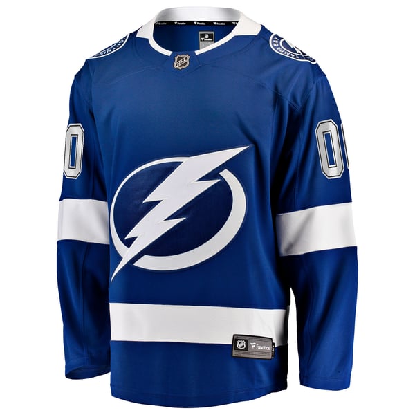 Selfika Tampa Bay Lightning Fanatics Home Breakaway Custom Jersey