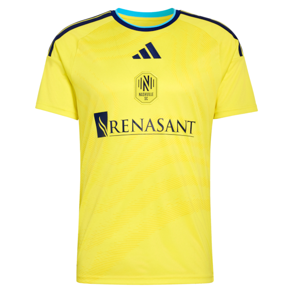 Adidas Nashville SC 2026 The Reverb Kit Replica Custom Jersey Yellow