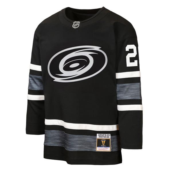Selfika Youth Mitchell & Ness Sebastian Aho Carolina Hurricanes 2019 All-Star Jersey