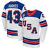 Selfika Nike Quinn Hughes US Hockey 2026 Away Jersey - White