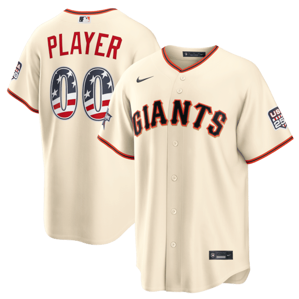 Nike 2026 All-Star Game San Francisco Giants Cream Stadium Jersey