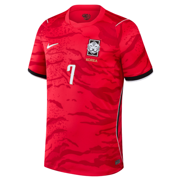 Nike 2026 South Korea National Team Son Heung-Min Home Stadium Replica Jersey Red