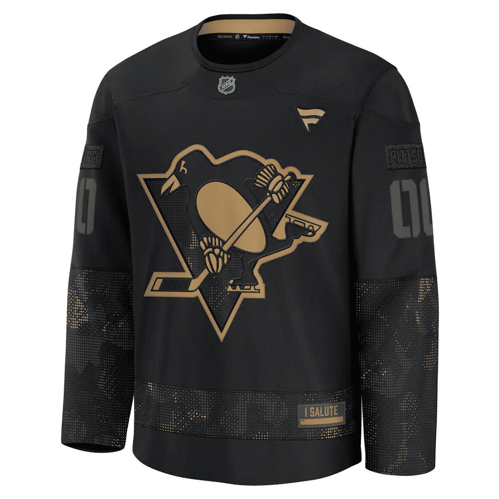 Selfika Fanatics Pittsburgh Penguins 2024 Practice Jersey - Black