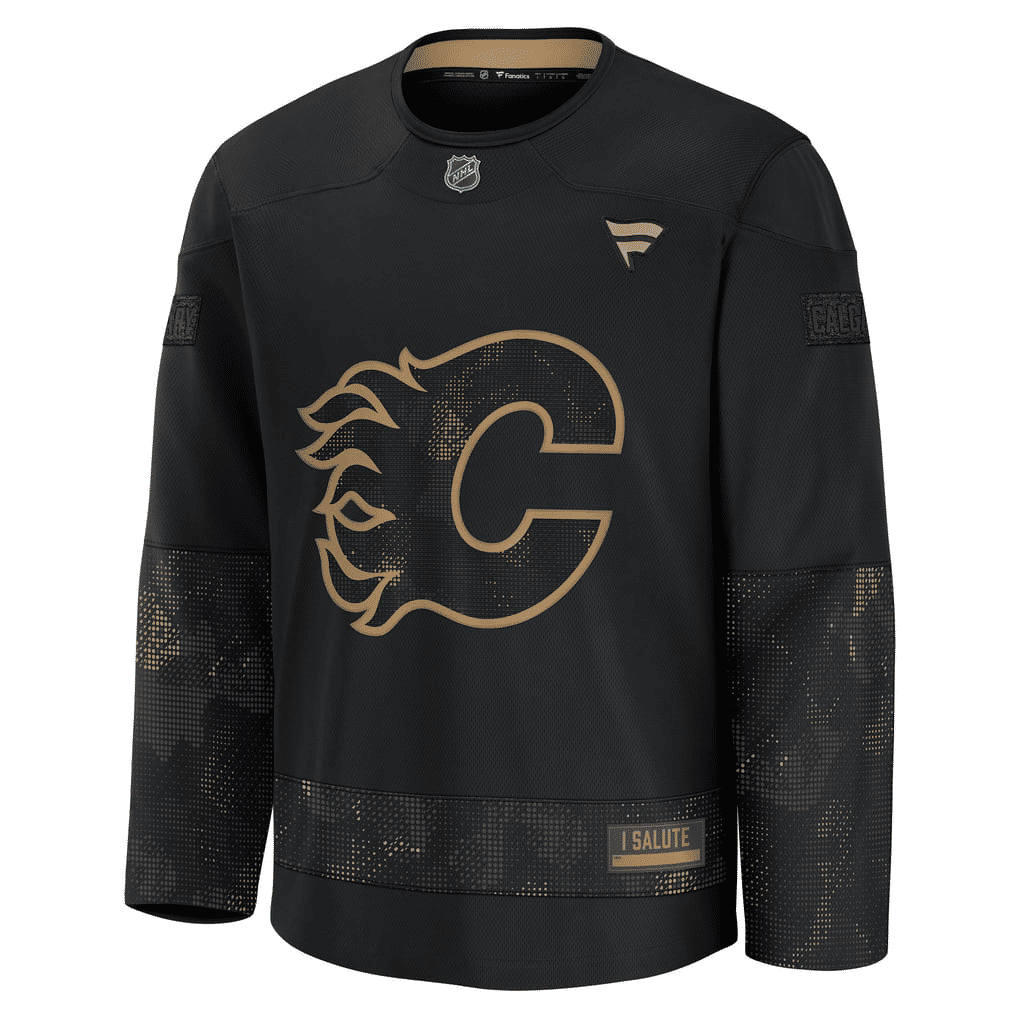 Selfika Calgary Flames Fanatics 2024 Military Appreciation Jersey