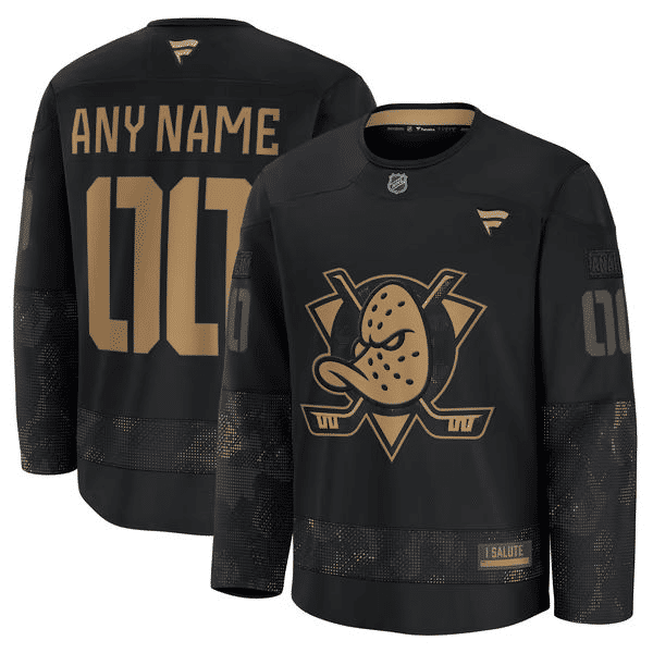 Selfika Fanatics Anaheim Ducks 2024 Military Appreciation Jersey