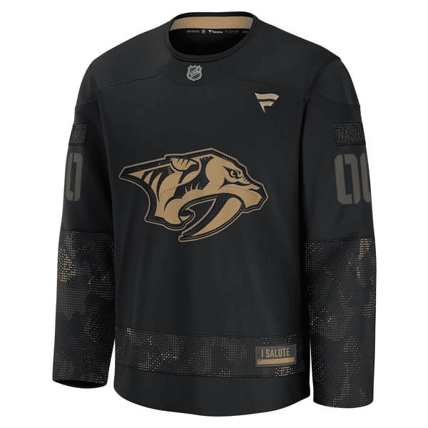 Selfika Fanatics Nashville Predators Military Appreciation Jersey