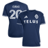 Adidas Andrés Cubas Vancouver Whitecaps FC 2026 The Coastal Jersey Replica Blue