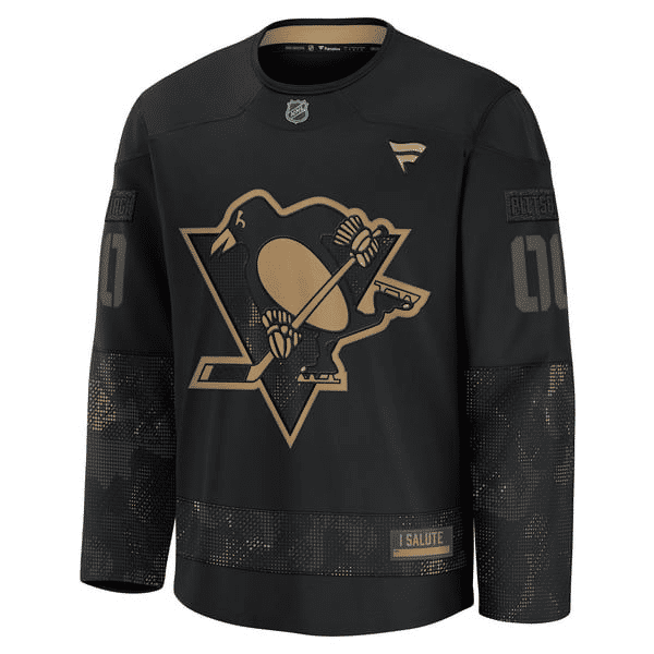 Selfika Fanatics Pittsburgh Penguins 2024 Practice Jersey - Black