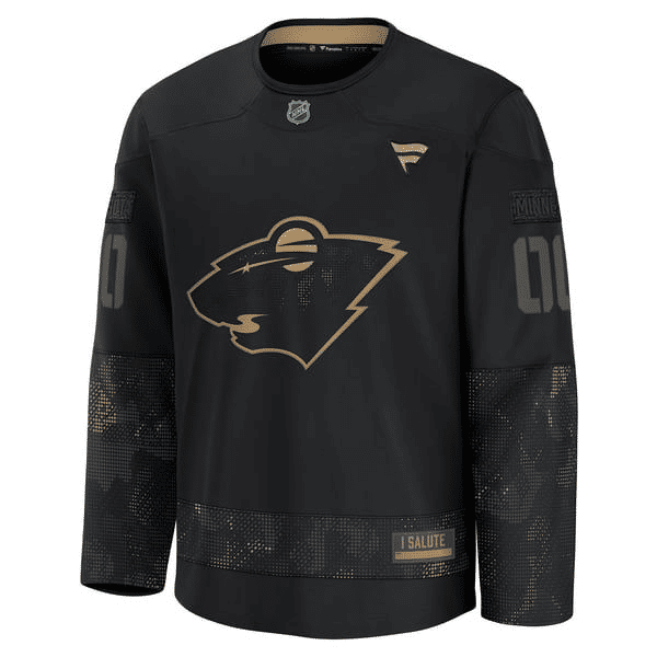 Selfika Fanatics Minnesota Wild Military Appreciation Jersey
