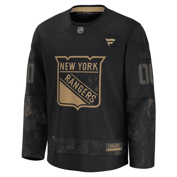 Selfika New York Rangers Fanatics 2024 Military Appreciation Practice Jersey