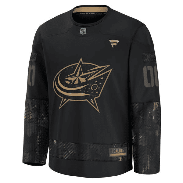 Selfika Columbus Blue Jackets Fanatics 2024 Practice Jersey
