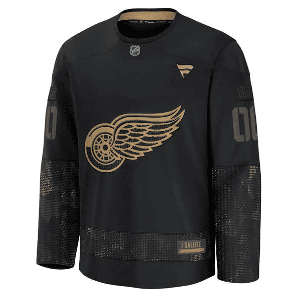 Selfika Detroit Red Wings Fanatics 2024 Military Appreciation Jersey