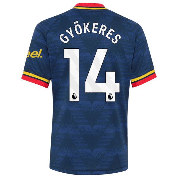 Viktor Gyökeres Arsenal adidas Youth 2026/27 Away Replica Jersey - Navy