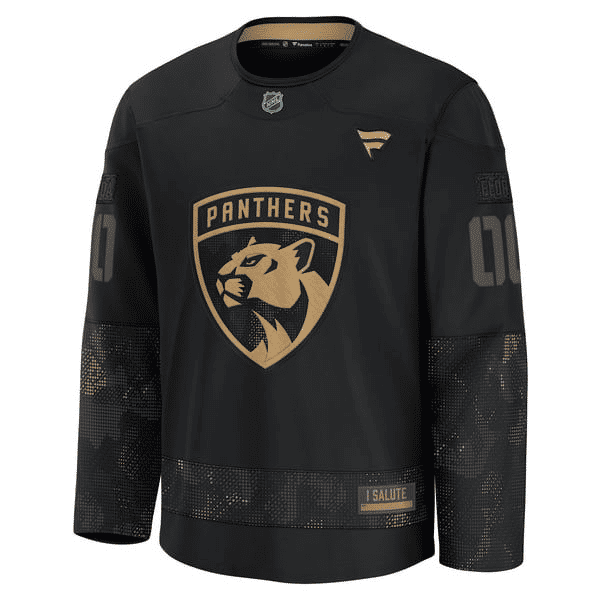 Selfika Fanatics Florida Panthers 2024 Military Appreciation Practice Jersey