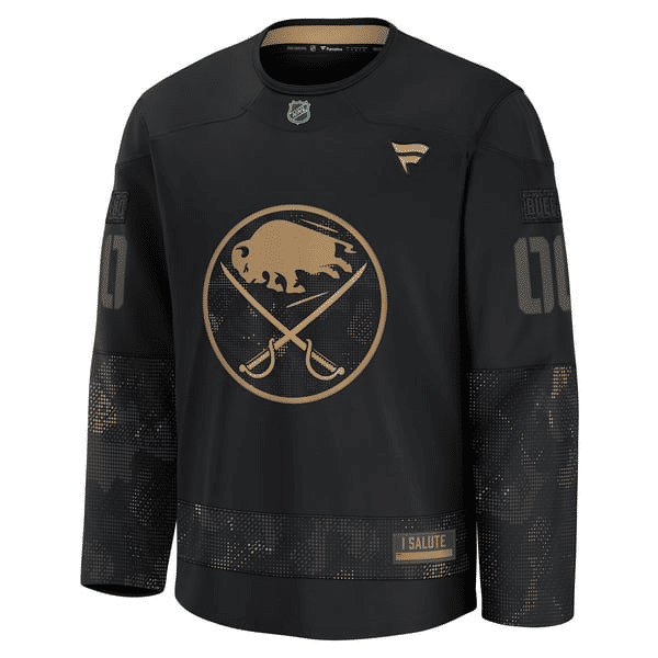 Selfika Fanatics Buffalo Sabres 2024 Military Appreciation Practice Jersey - Black