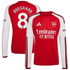 Martin Ødegaard Arsenal adidas 2026/27 Home Replica Long Sleeve Jersey - Red