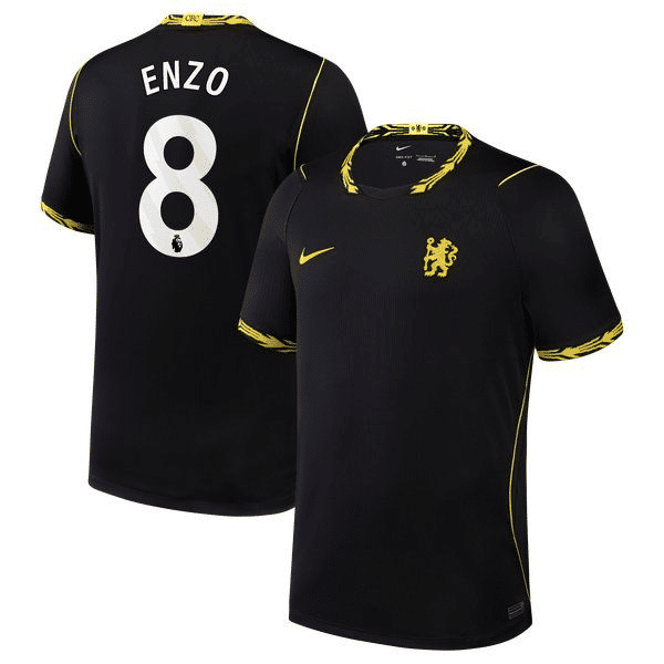 Enzo Fernández Chelsea Nike 2026/27 Away Stadium Replica Jersey - Black