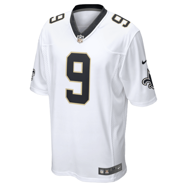 Nike Drew Brees New Orleans Saints Game Jersey White