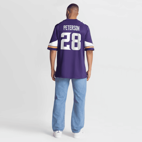 Nike Adrian Peterson Minnesota Vikings Game Jersey Purple