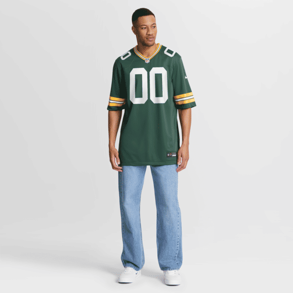Nike Green Bay Packers Custom Game Jersey Green