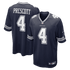 Nike Dak Prescott Dallas Cowboys Game Team Jersey Navy