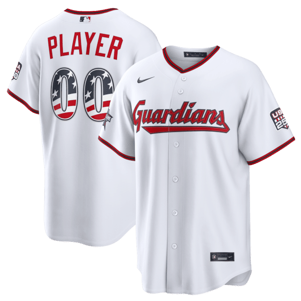 Nike Cleveland Guardians 2026 All-Star Game Stars & Stripes Stadium Jersey White